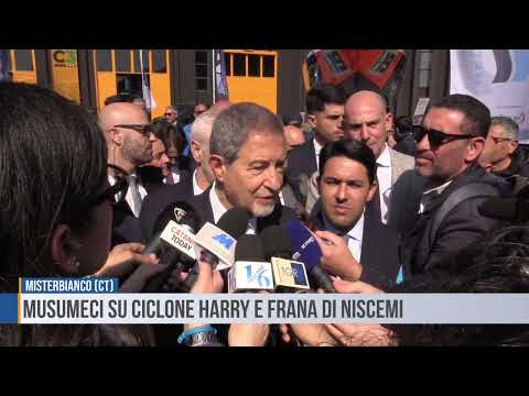 Catania: Musumeci su ciclone Harry e frana di Niscemi