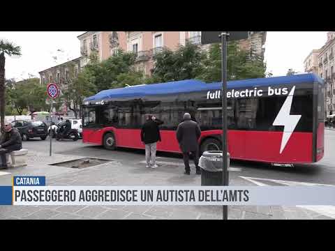 Catania: passeggero aggredisce un autista dell’Amts