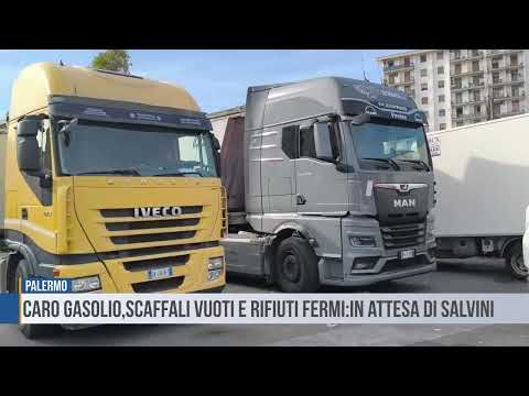 Palermo: caro gasolio, scaffali vuoti e rifiuti fermi