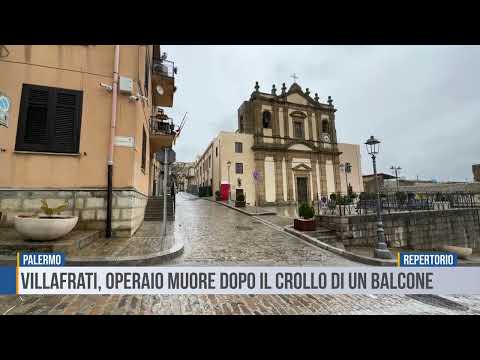 Palermo: Villafrati, operaio muore dopo il crollo di un balcone