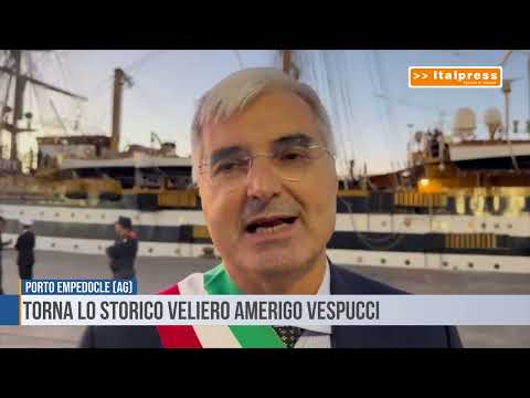 Porto Empedocle: torna lo storico veliero Amerigo Vespucci